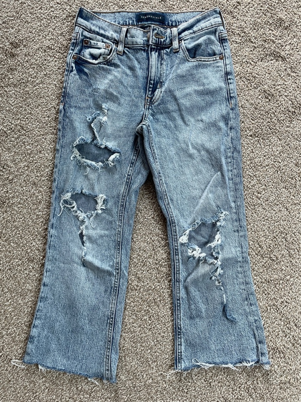 Aeropostale High Rise Flare Jeans - Picture 1 of 8
